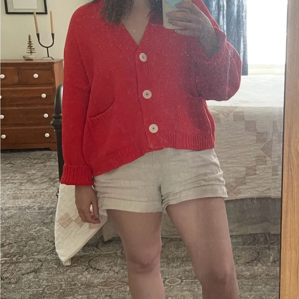 Babaa no 22 Cardigan Summer Flame - Picture 2 of 5